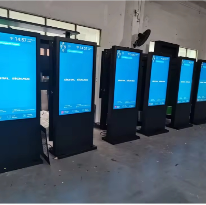 43/55/65/75 Inch Interactive Outdoor Digital Signage Totem Touch Monitor Sdk OEM Digital Poster Advertising Display