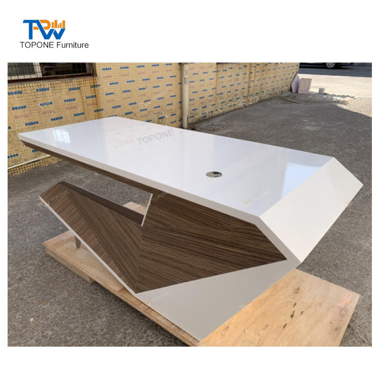 Wholesales Price Factory Modern High Quality Commercial Luxury Manager CEO Executive Home Office Desk Design Furniture