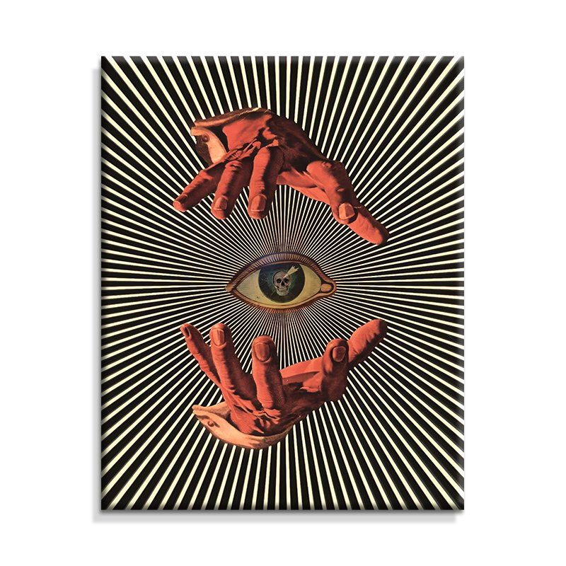 Wholesale Abstract Art Lost in Time Wall Decor Watercolor on Polyester Canvas for Home Office Bedroom Living Room Decoration