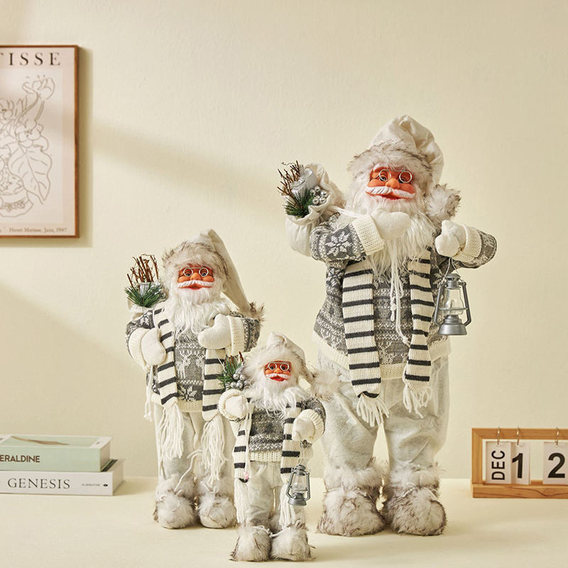 Adorable Santa Claus Figurines for Enchanting Home Decorations