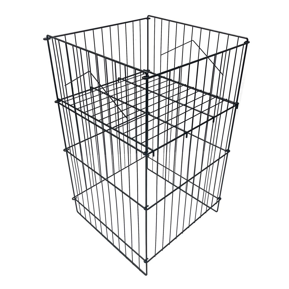 Classic Foldable Metal Wire Grid Display Rack Retail Dump Bin for Supermarket