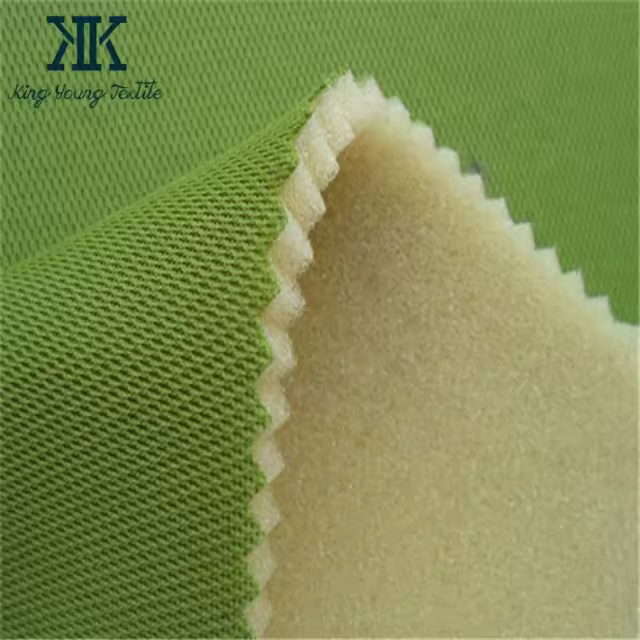 Wholesale Factory Manufacturer Sponge Foam Laminated Mesh Fabric Automotive Car Seat Fabric