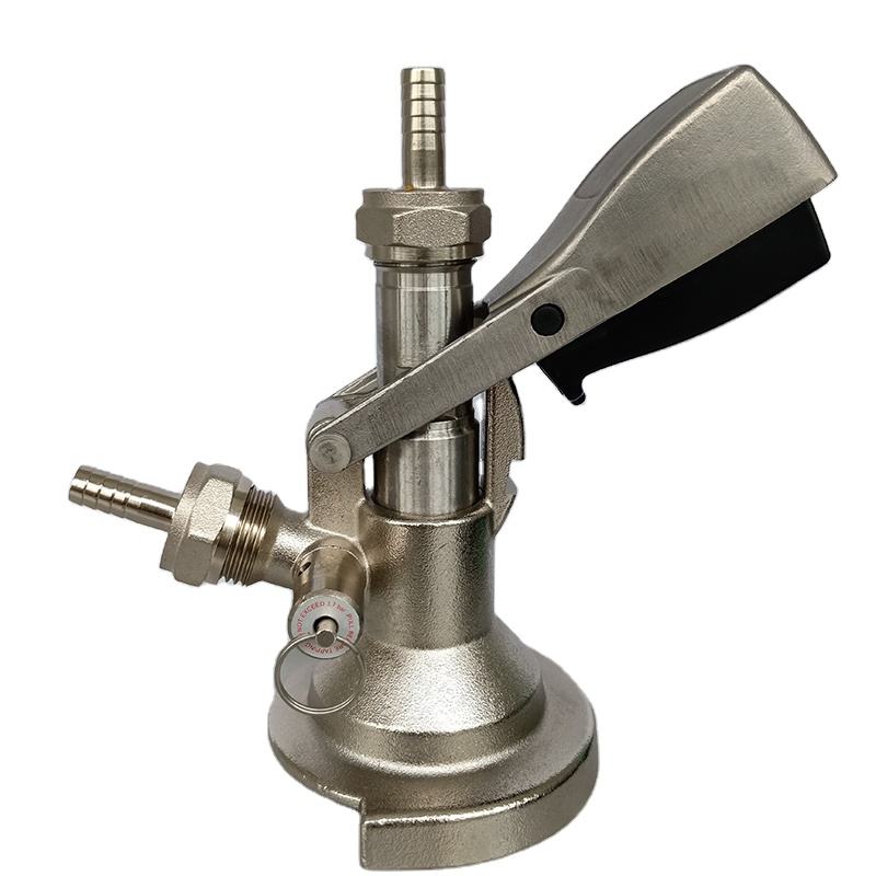 Manufacturer Sale Directly Type a Keg Head With Pressure Release Valve Homebrew Stainless Teel Beer Keg