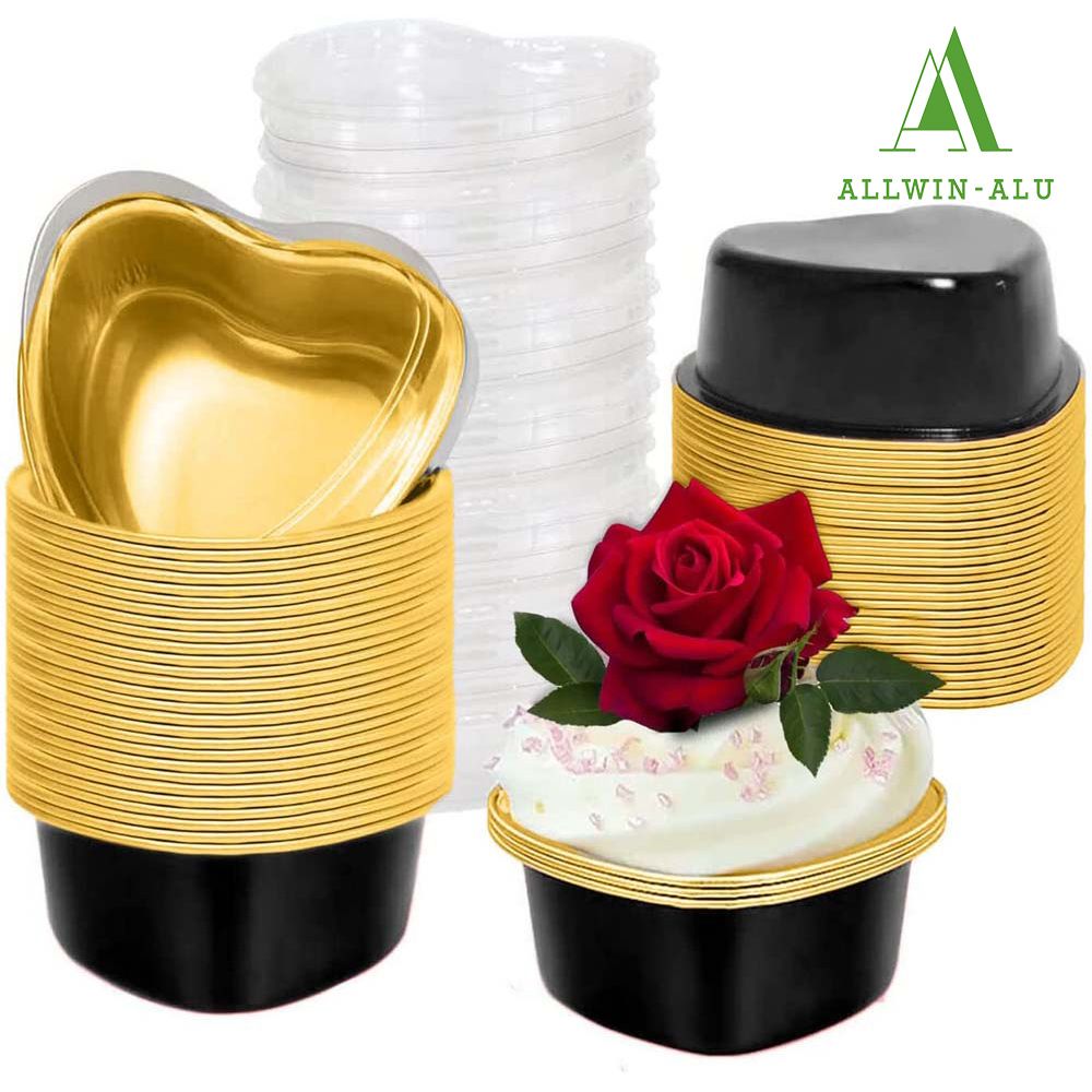 Disposable Best Price Food Grade Colorful Aluminum Foil Cup for Baking