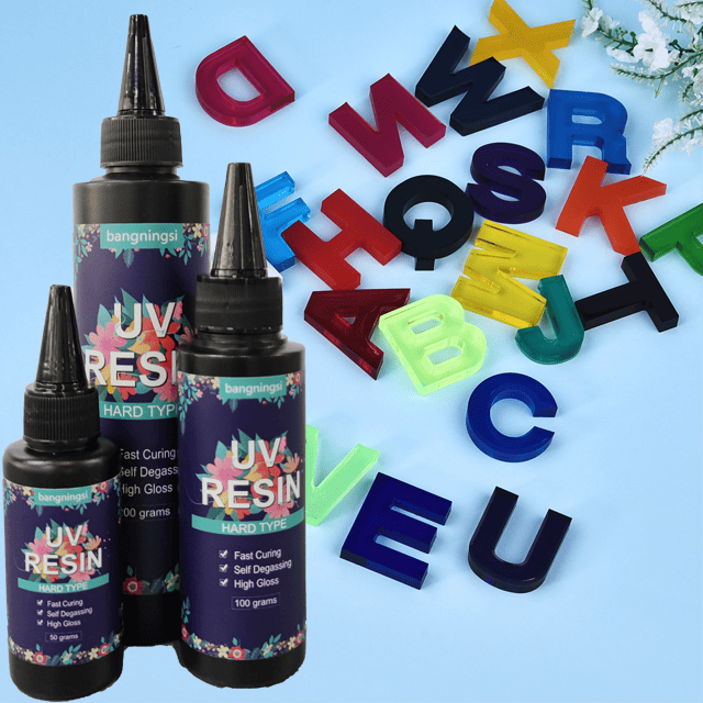 UV Resin Epoxy-30g/100g/250g/1000g/Crystal Clear Hard Type Glue for DIY Jewelry Making