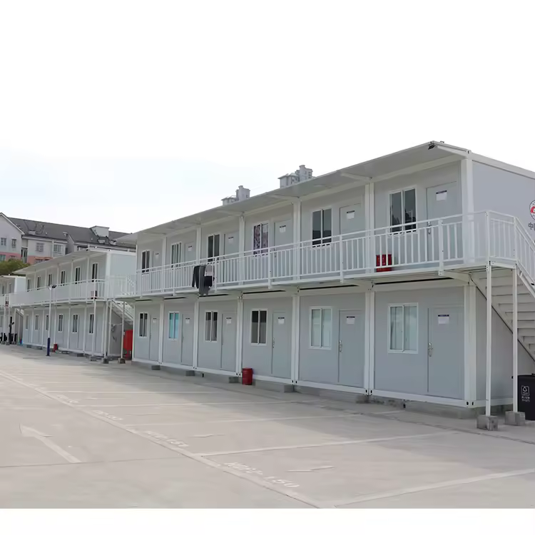 Prefabricated Modular Home Construction Worker Accommodation Site Prefab Houses Modern Luxury Villa