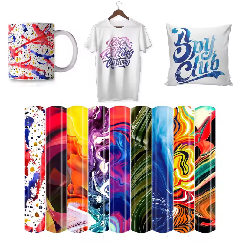 Sublimation Htv Vinyl Factory Direct Sale Sublimation Paper Heat Transfer Vinyl For Mug Cotton T Shirt