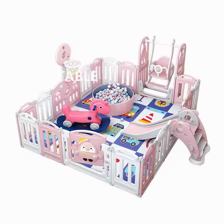 Baby Safety Fence Octagon Protect Barrier Gate Playpen Safety Fence Home