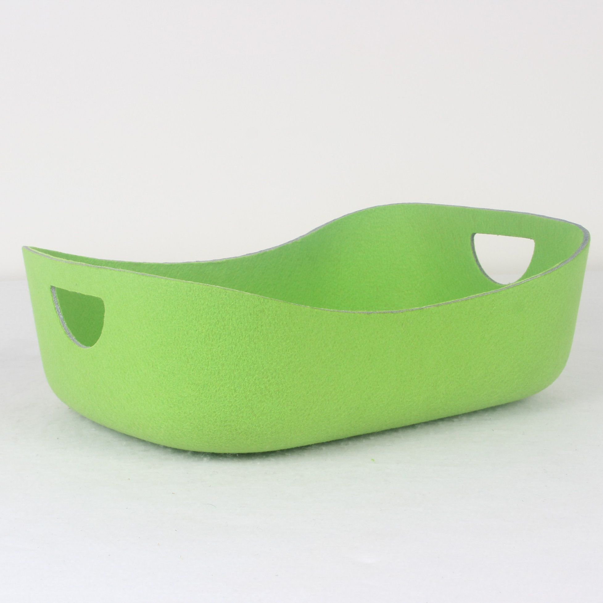 Multifunctional Recycled Felt Storage Basket Portable Home Organization Decorative Fabric Bins for Closet Systems & Organizers