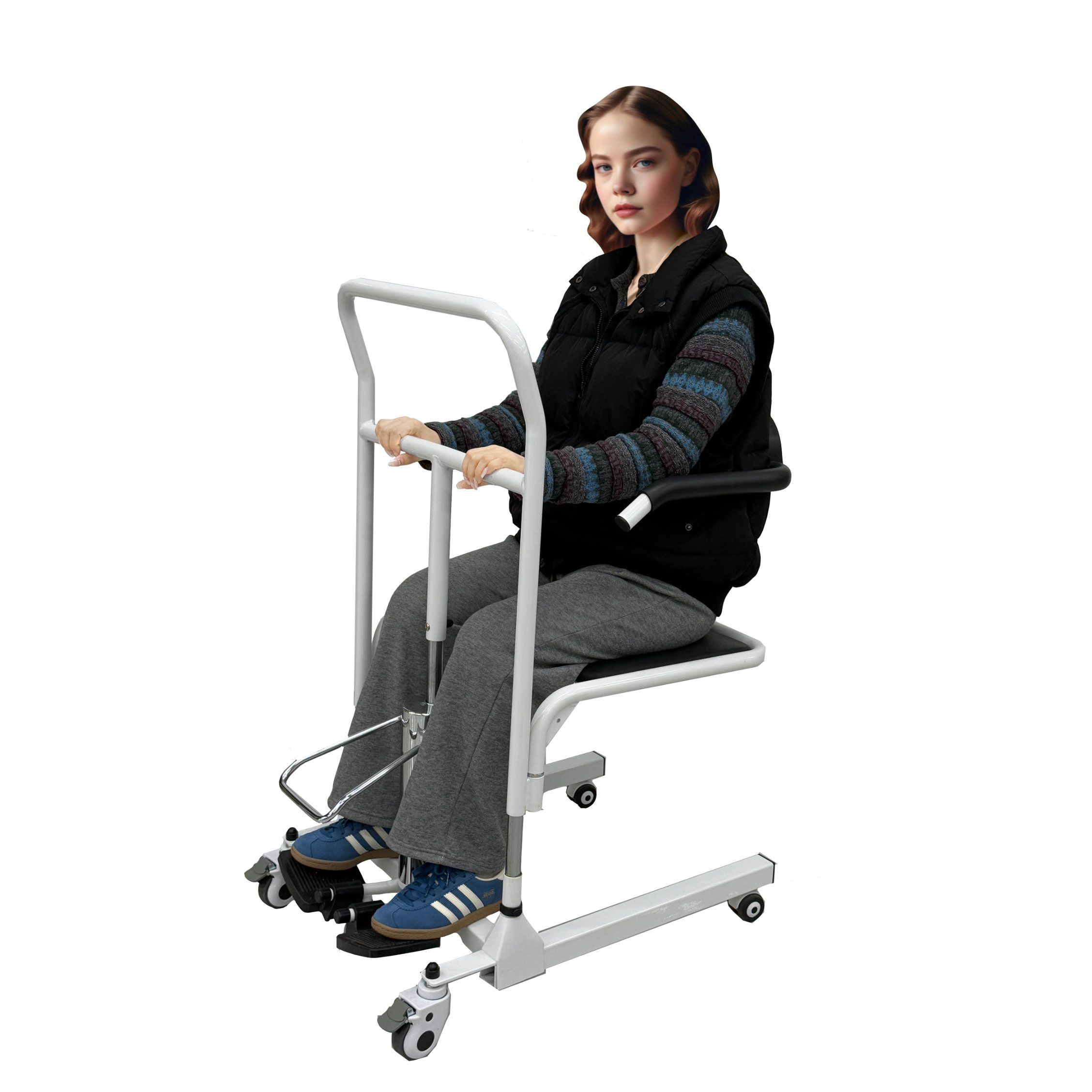 Ready-to-Ship Adjustable Hoists Electric Patient Lift Transfer Chair for Senior Home Use