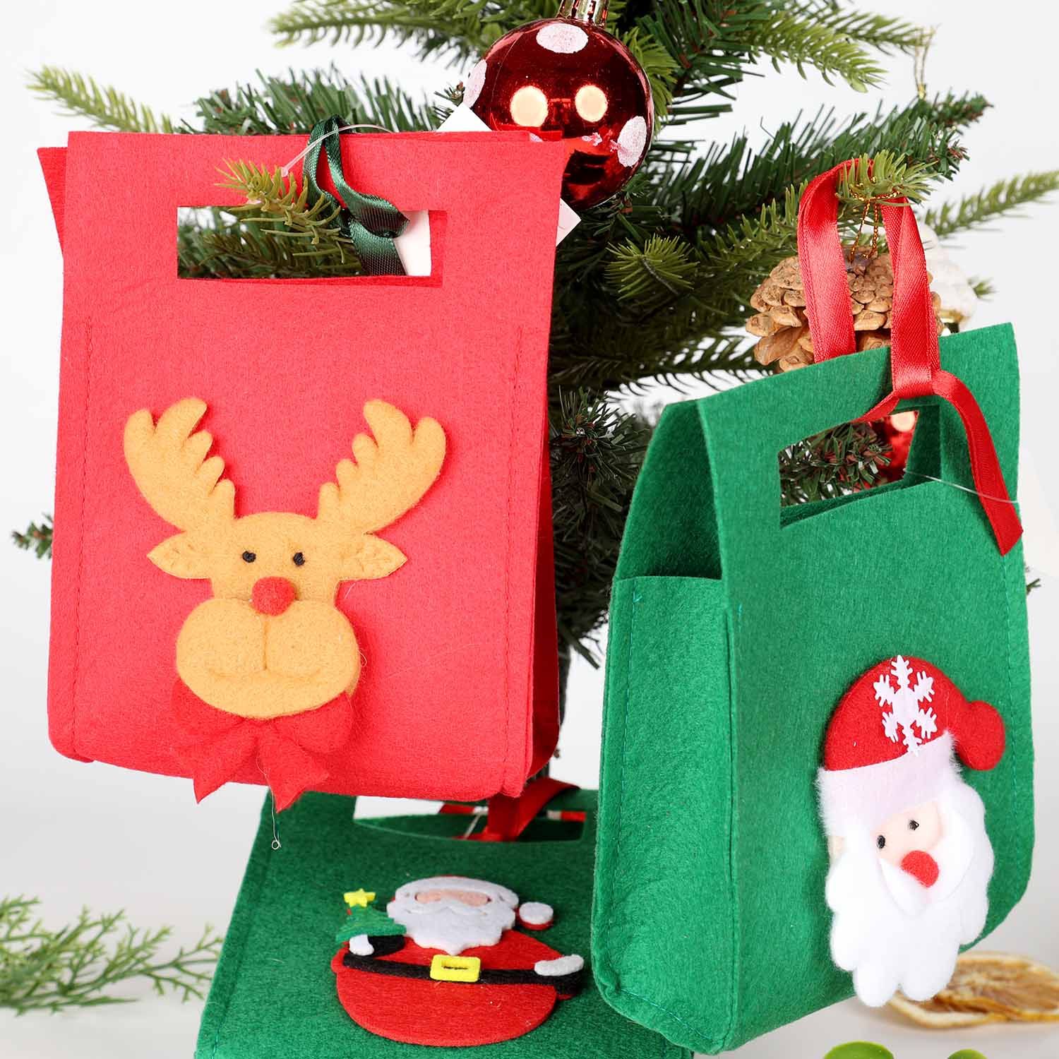 The Latest Christmas Gift Wrapping Peace Fruit Gift Tote Bag