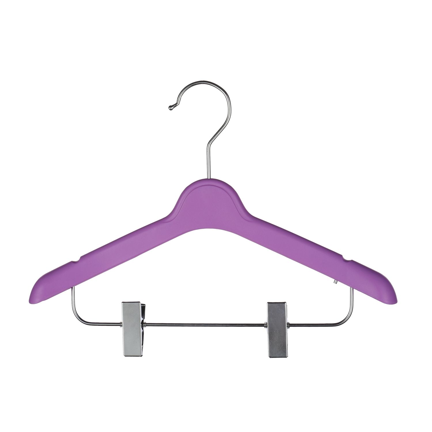 Latest Adjustable Clips Kids Garment Use Plastic Baby Clothes Hangers