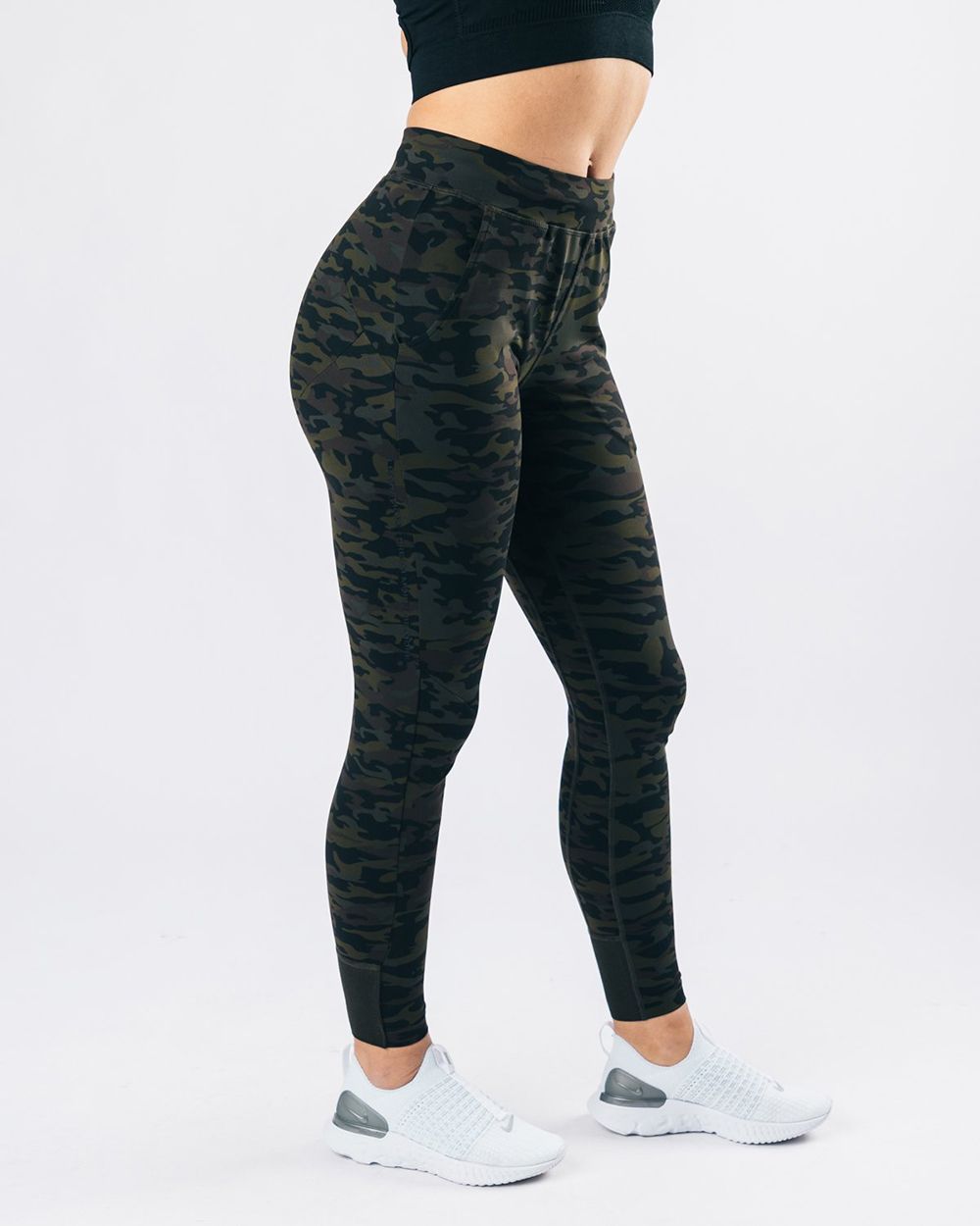 OEM Camo Pattern Womens Running Pocket Joggers