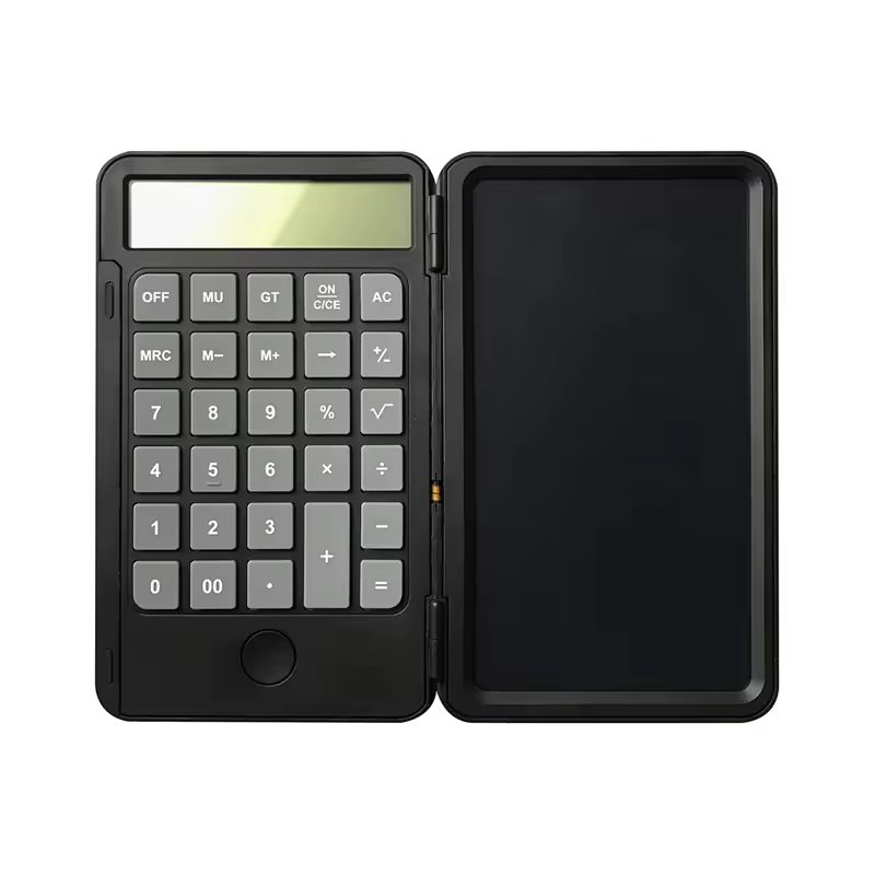 New Hot Selling Mini Graphical Calculator Portable Button Folding Scientific Calculator With Writing Tablet Board