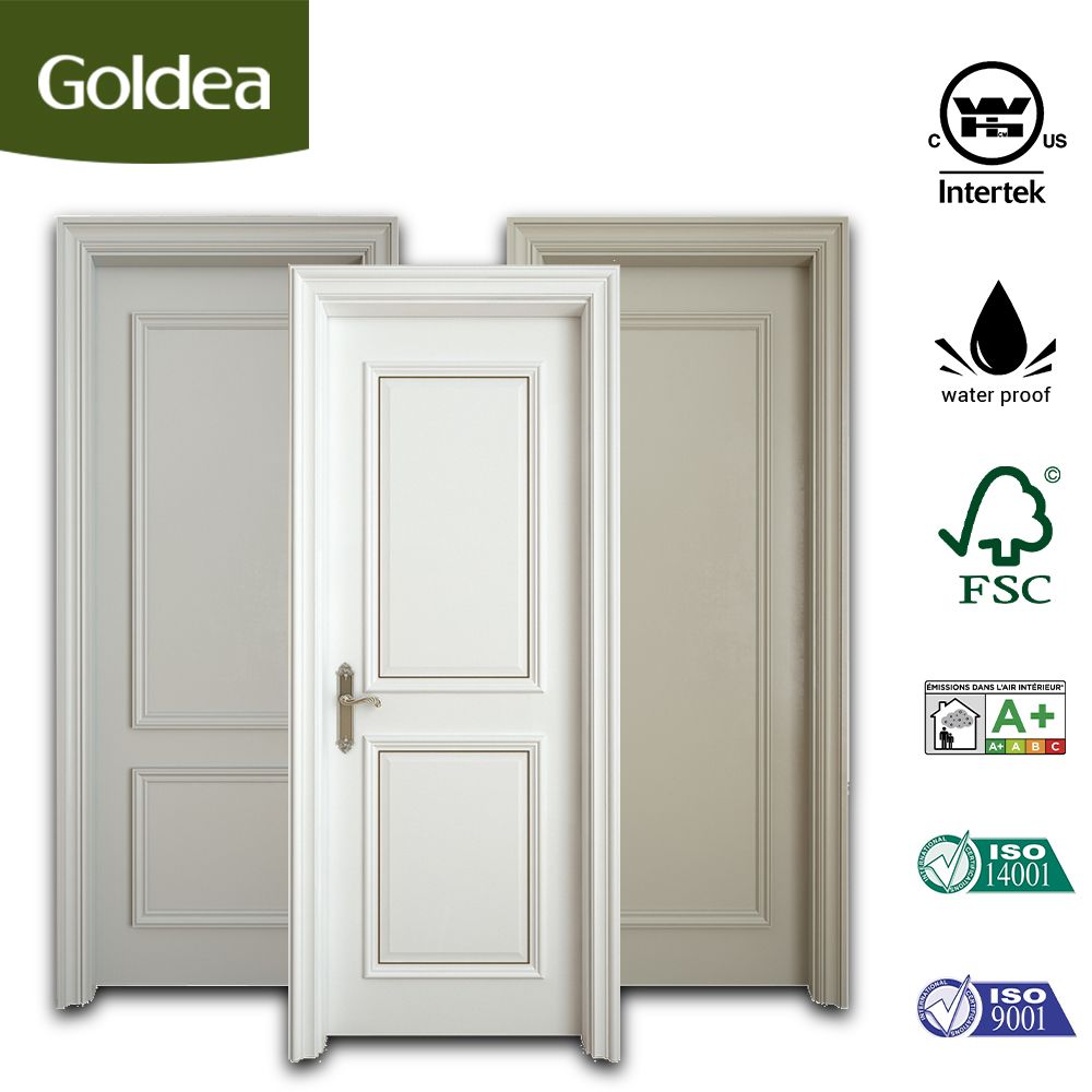 Wholesale Price Factory Modern Style Hotel Interior Home Room MDF Wood Door Composite Solid Wooden Door