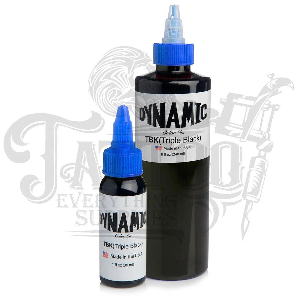 8oz Dynamic Ink Triple Black Tattoo Ink