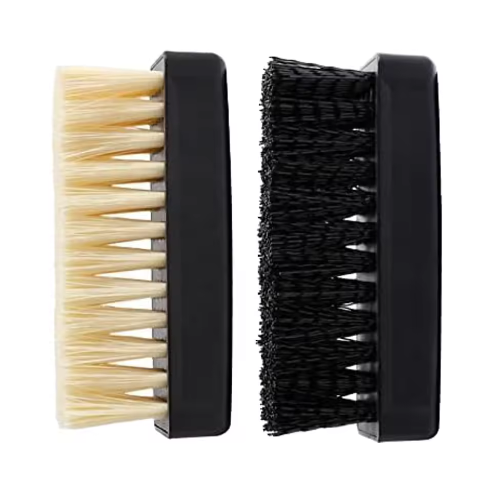 Professional Household Cleaning Set Soft Plastic Hard Brush And Wood Handle Shoe Care Effective 2pcs Shoe Brushes Cleaning