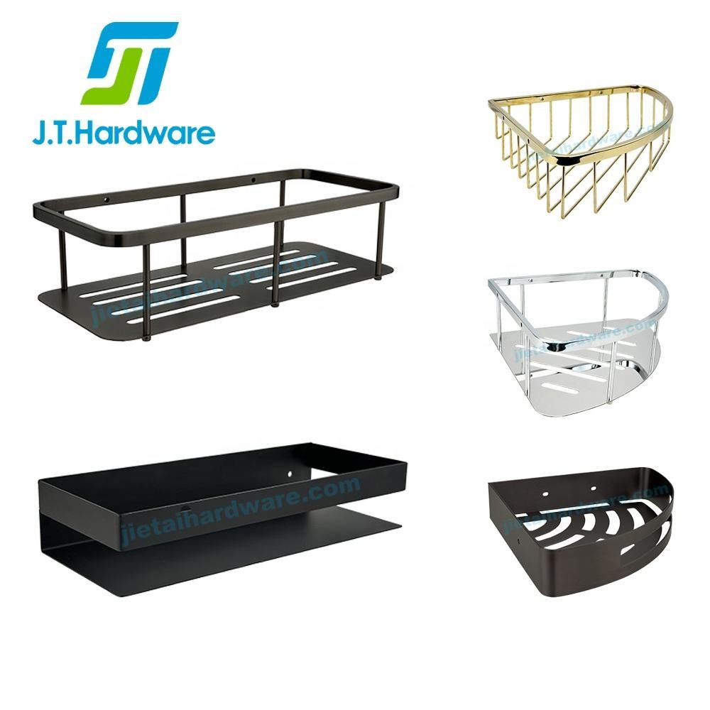 Factory Direct Sales Wall Mounted Waterproof Corner Bathroom Accessories Sets Shower Caddy Kitchen Storage Bathroom Rack for Good Price