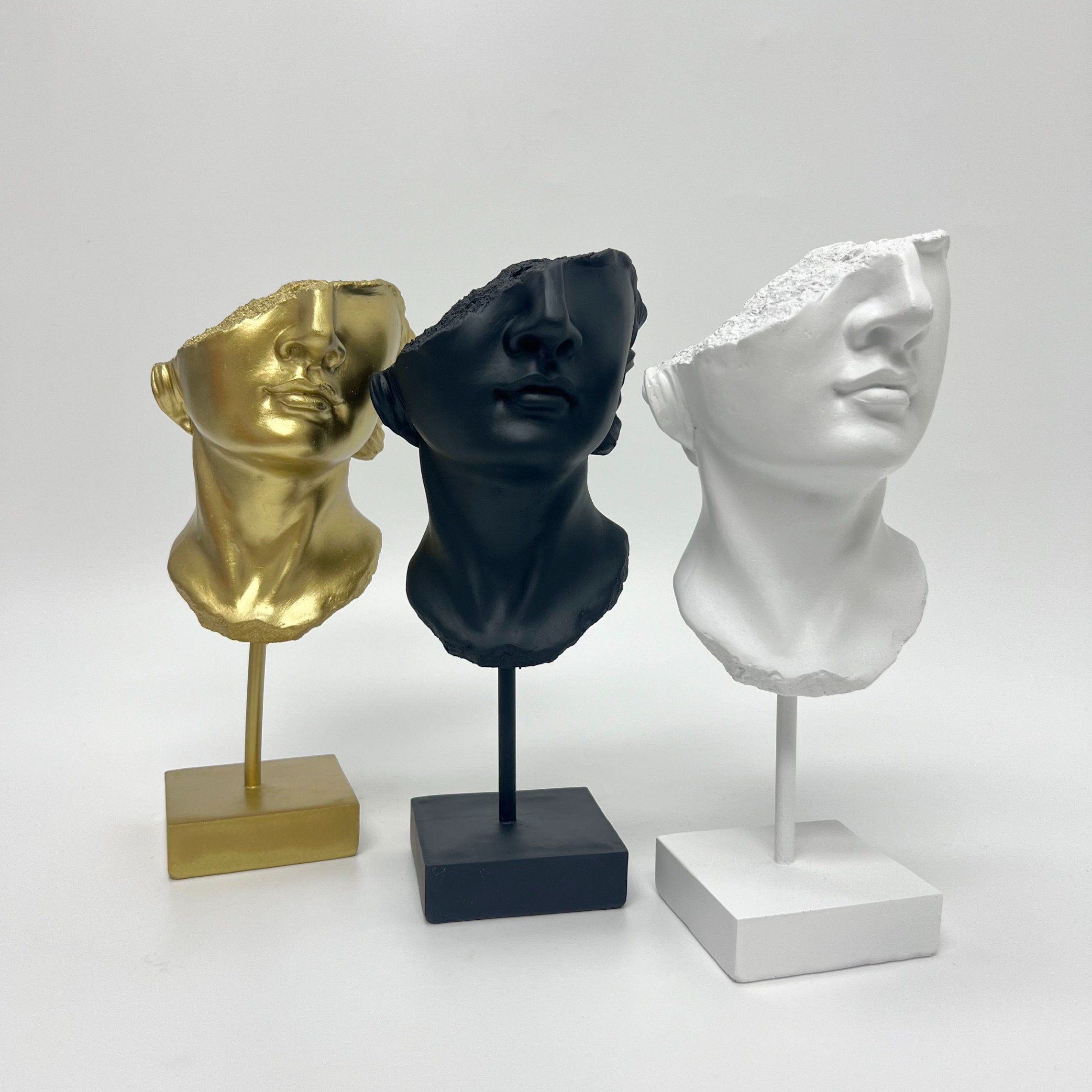 Modern Resin David Statue for Home Decoration Resin Crafts Black/ Gold David Sculpture
