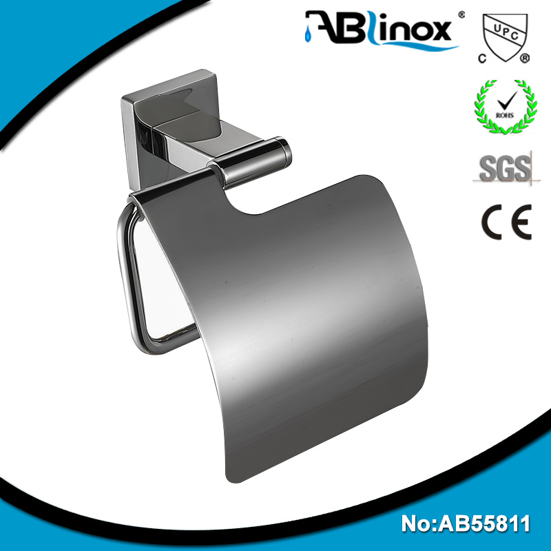 Stainless Steel Paper Holder with Square Base