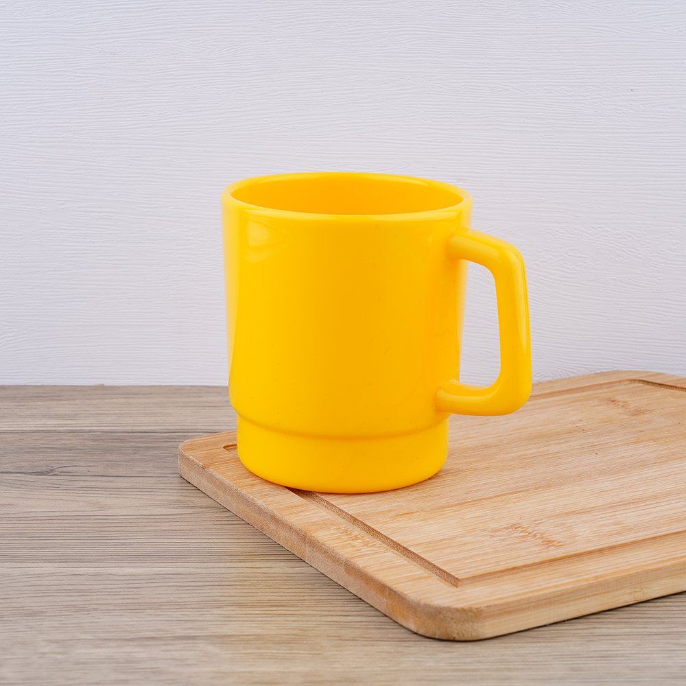 11oz PP Tritan Coffee Cup with Handle Mug for Home Hotel Use