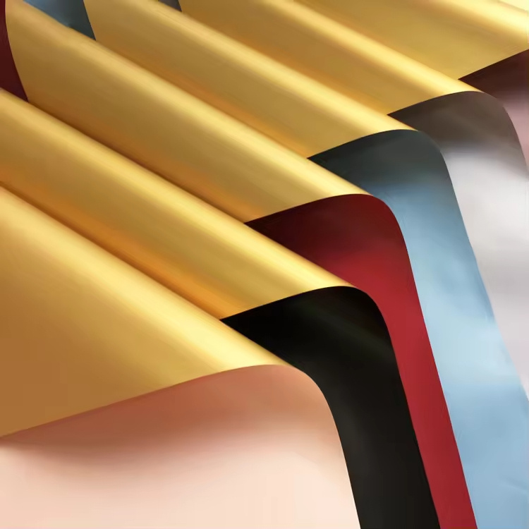 Luxury Recycle Double-Sided Color Gold Floral Tissue Paper Packaging Christmas Gift Wrapping Paper for Flowers