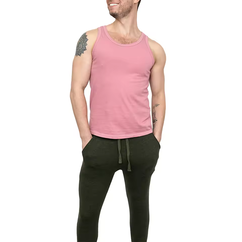 Premium Quality Latest Style Men Tank Top Sleeveless O Neck Men Tank Top Breathable Lightweight Tank Top For Online Sale