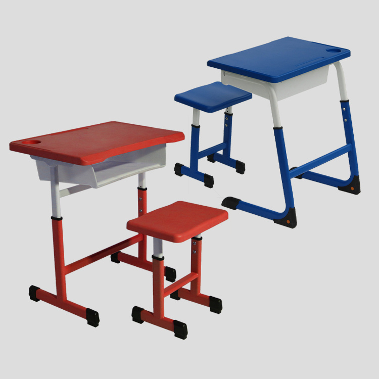 Elementary School Middle School Furniture Table Classroom Adjustable Student Plastic Desk and Chair for Children