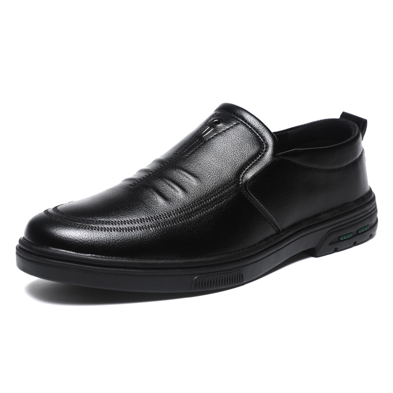 Hot Selling Formal Slip on Shoes PU Leather Soft Lightweight Dress Loafers for Men