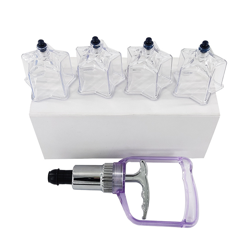 4PCS Heart or Star Shaped Cupping Cup Set