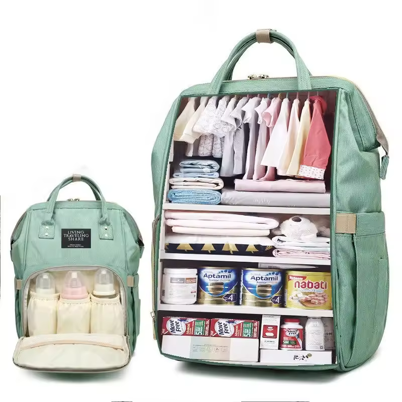 Wholesale Oxford Outdoor Waterproof Mommy Backpack Nappy Baby Carrier Diaper Bag For Mom