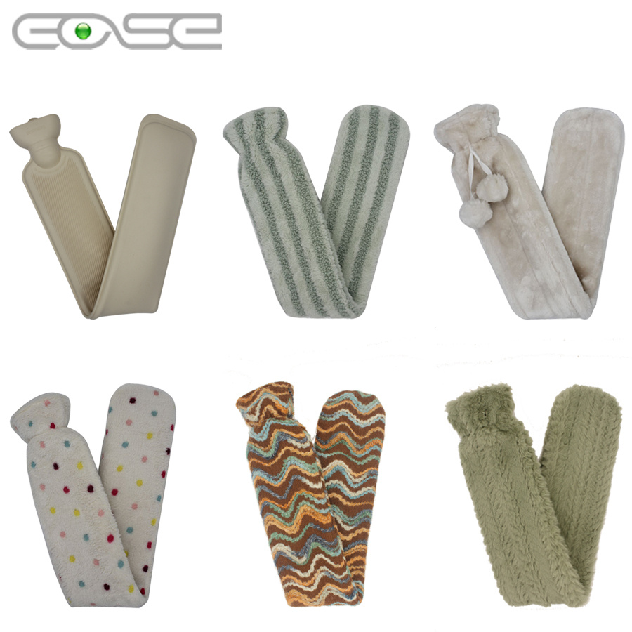 Premium Long Hot Water Bottle for Neck Pain Relief Therapy