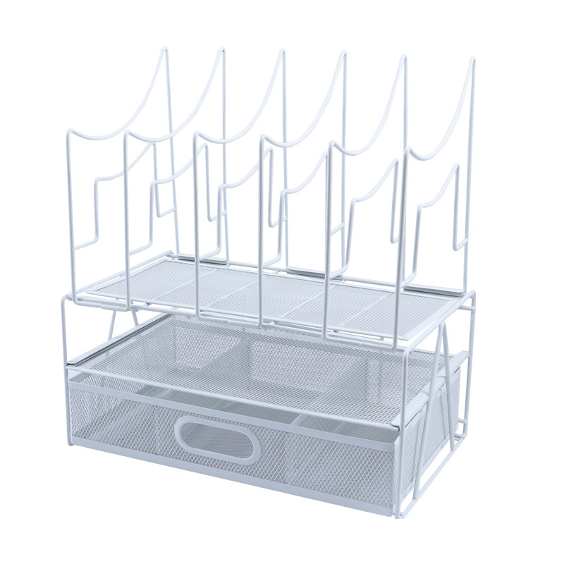 Drawer-Style File Document Organizer Student Bookshelf Household Storage Desktop Rack