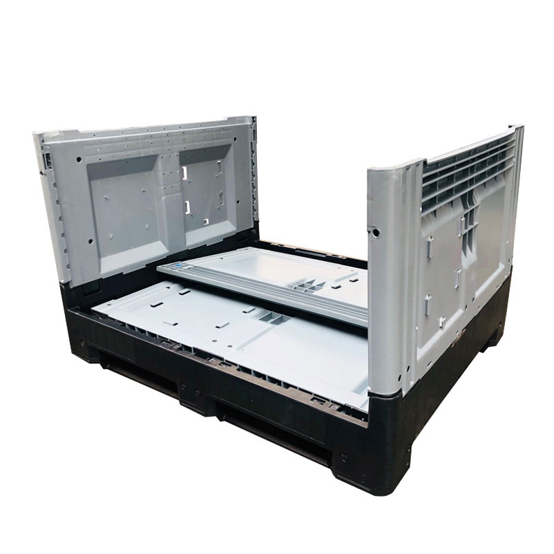 Reduces Empty Storage Space by 70% Collapsible Plastic Bin