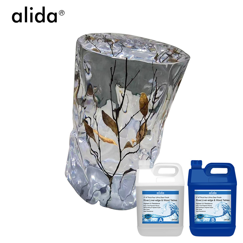 Wholesale 200 Gallon Kit Liquid Crystal Clear Ab Epoxy Resin for Table Art Crafts