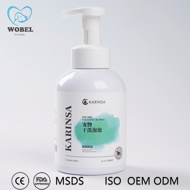 Eco-Friendly Pet Dry Cleaning Bubbles-Non-Toxic Hypoallergenic ODM OEM