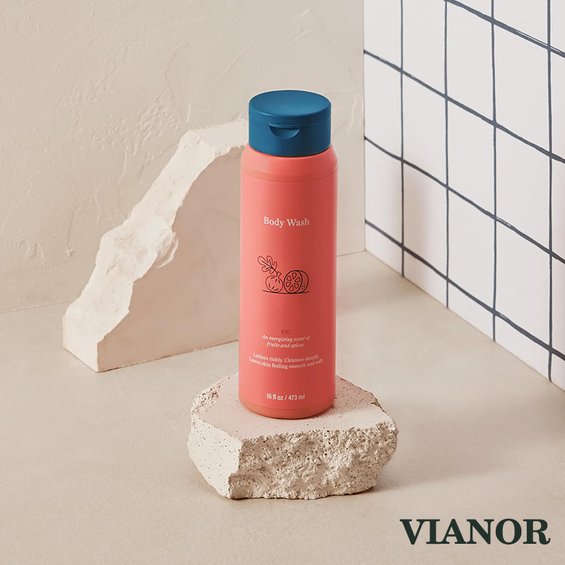 Rose Honey Aloe Verbena Scented Body Wash for Home Use Features Cleansing and Perfuming Shower Gel