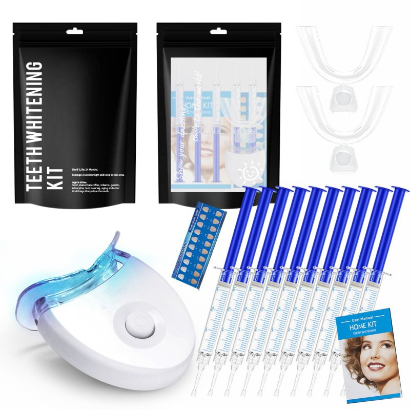 2024 Home Use Private Logo CE Non Peroxide 3ml Teeth Whitening Gel Dental Whitening Kits