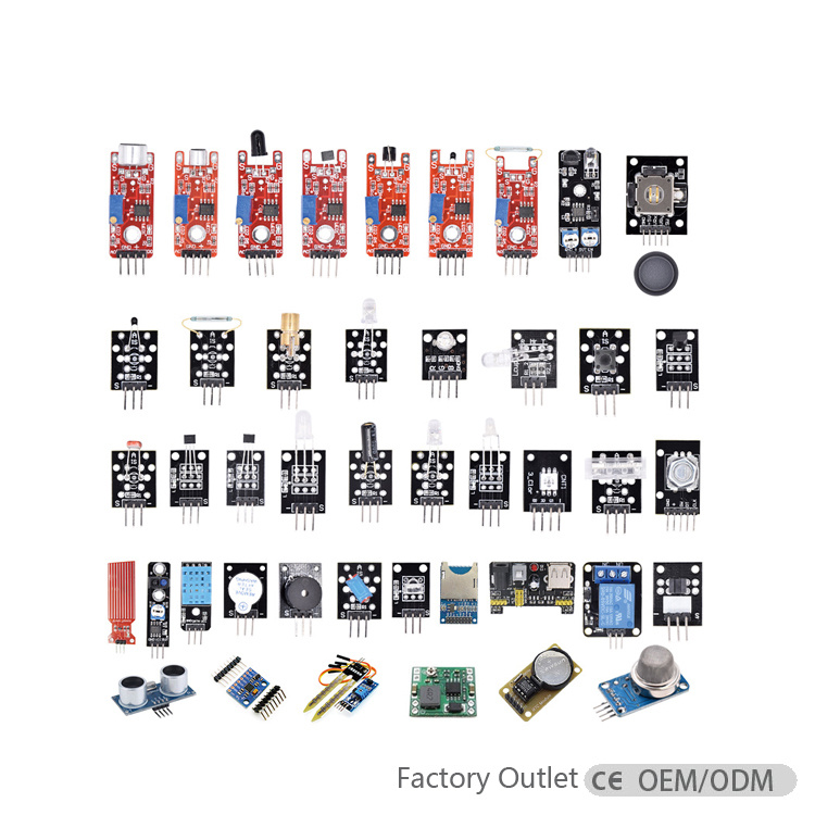 Hot Sale 45 in 1 Sensors Modules Starter Kits for Arduinos
