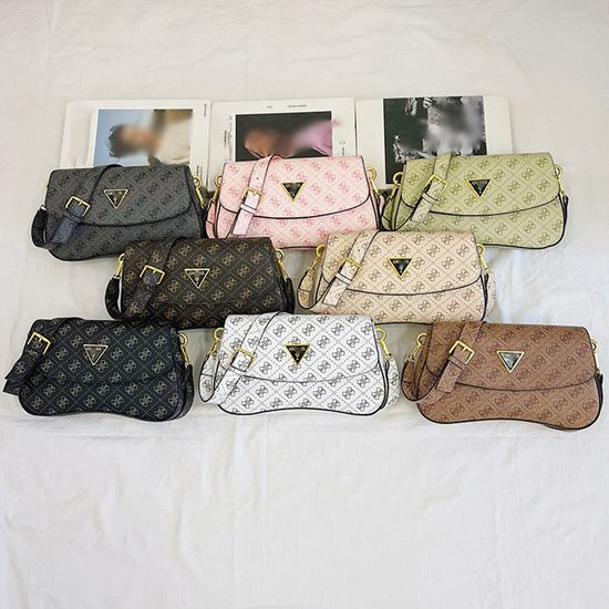 Women's High Quality Polyester Shoulder Bag European Wholesalefashion Versatile Simple Letter Design Zip Popular