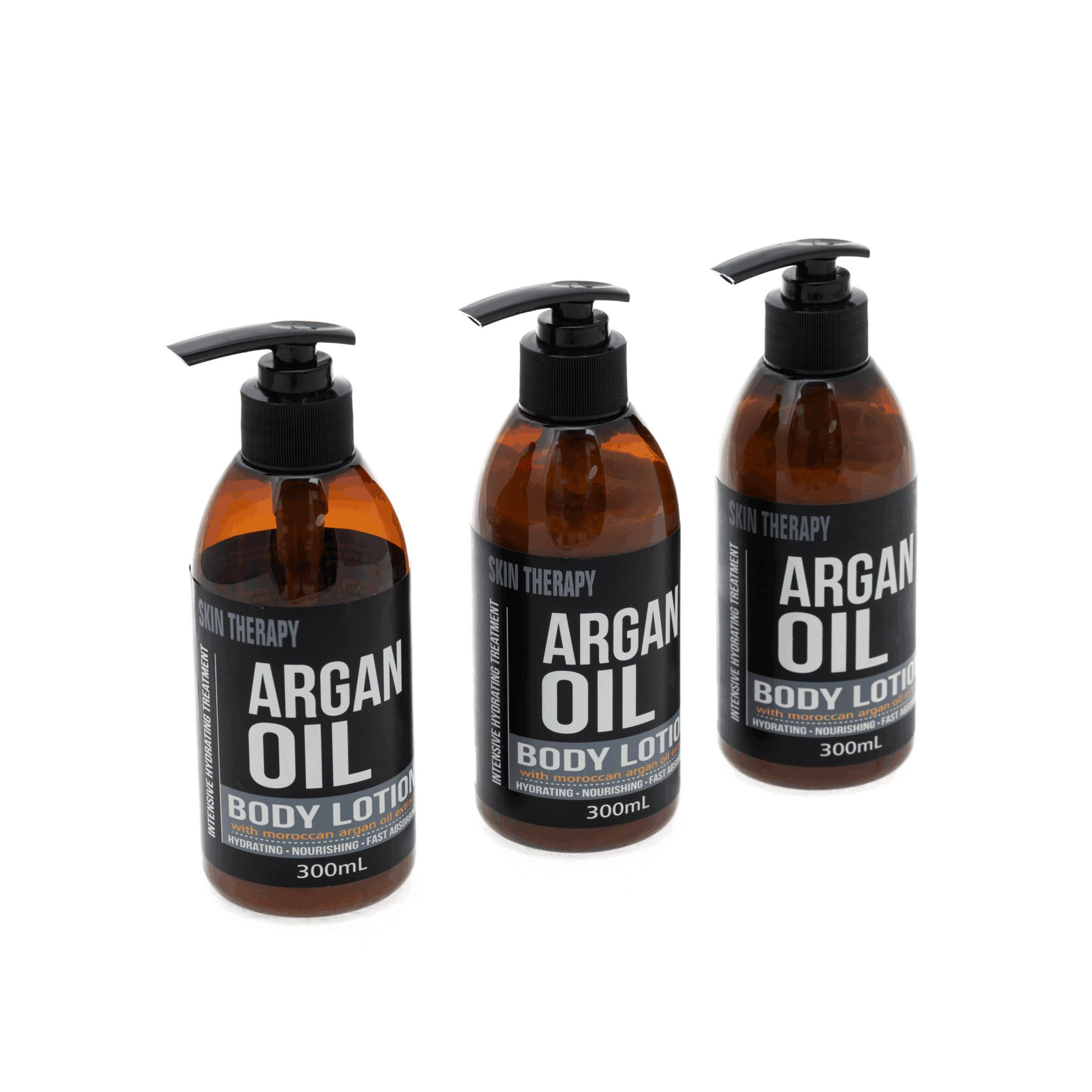 300ml Vitamin C and Argan Oil Body Lotion Illuminates The Skin and Fades Dark Spots for a Radiant Look.