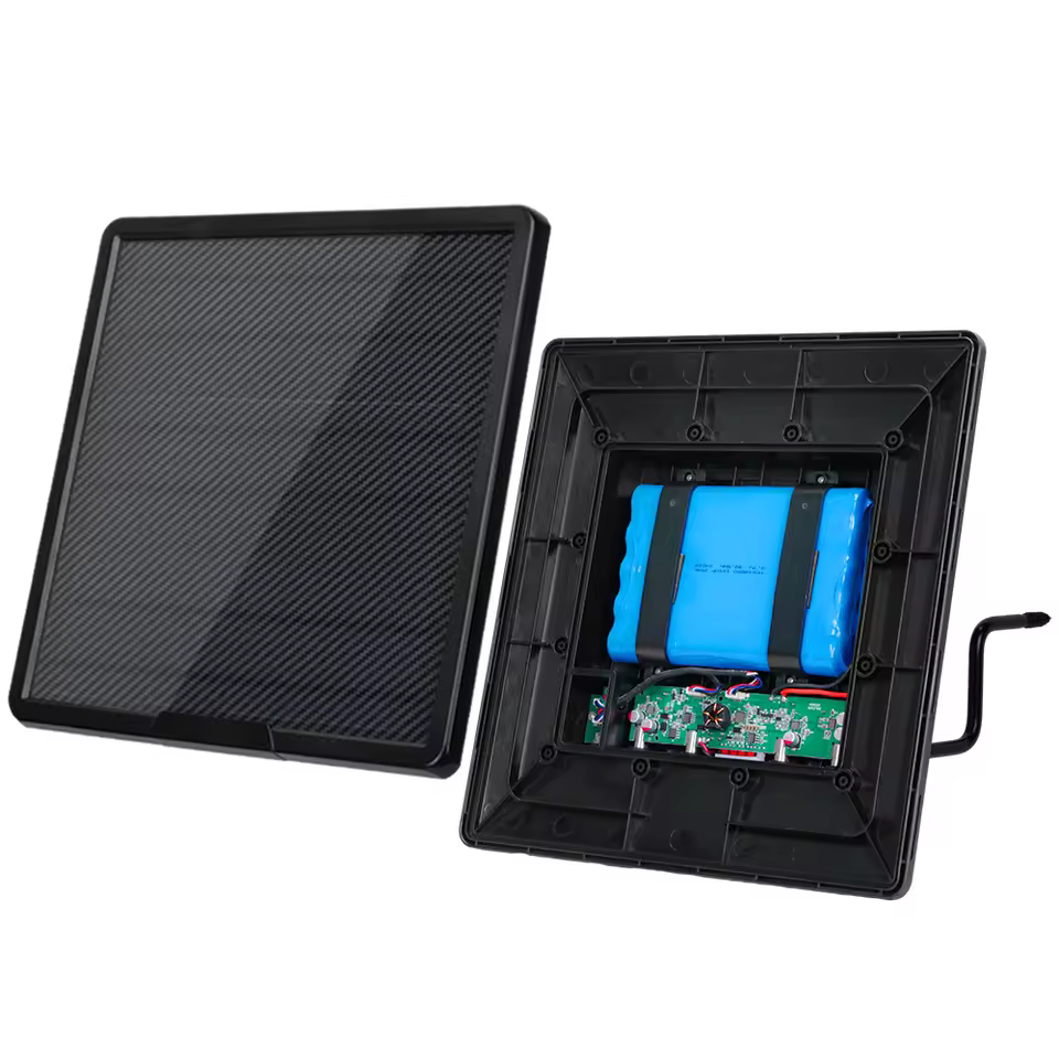 10w Type C Power Dc Mppt Control Rechargeable Solar Energy Panels With 18650 Battery For Outdoor Low-power Electrical Appliances