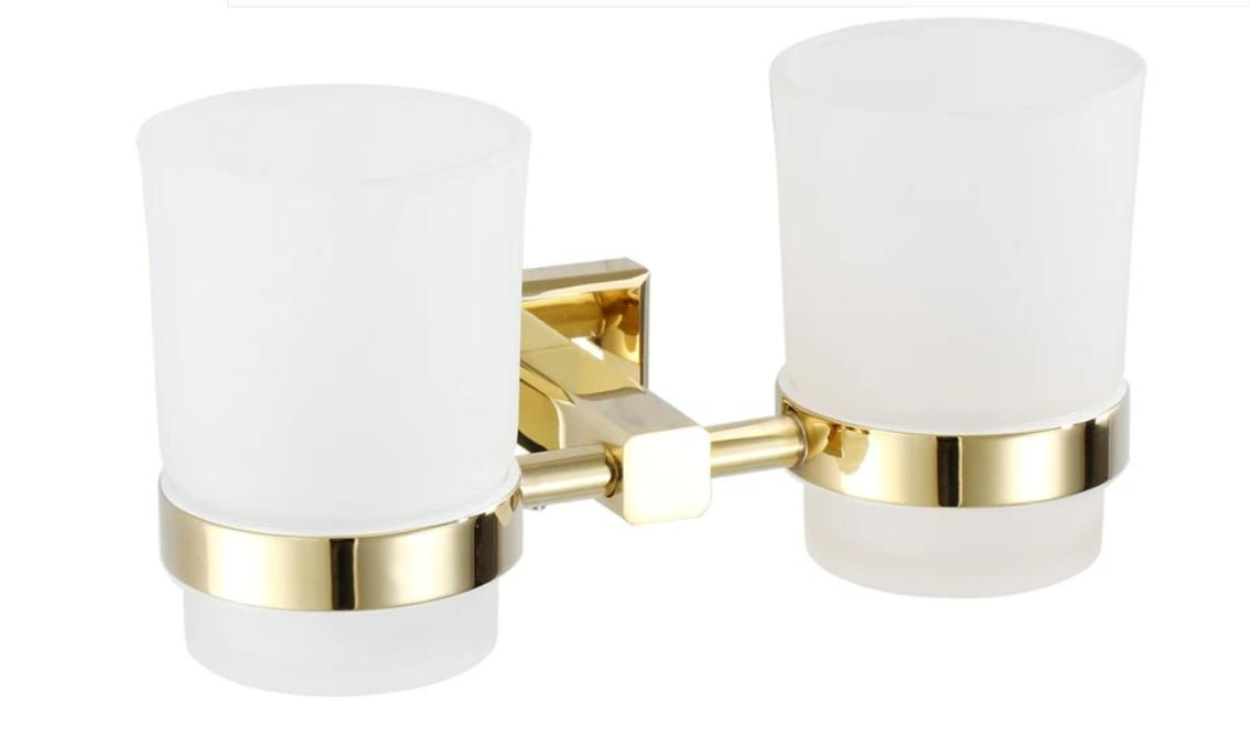 Wall Mounted Matte Black Toothbrush Cup Tumbler Holder OEM ODM Factory