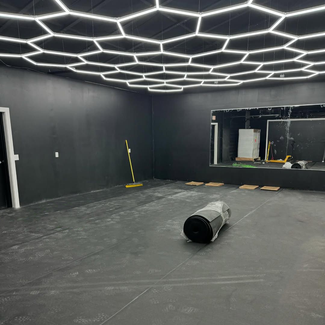 New The Ceiling LED Lights Decor Hex Garage Light Home Gym Work Lighting