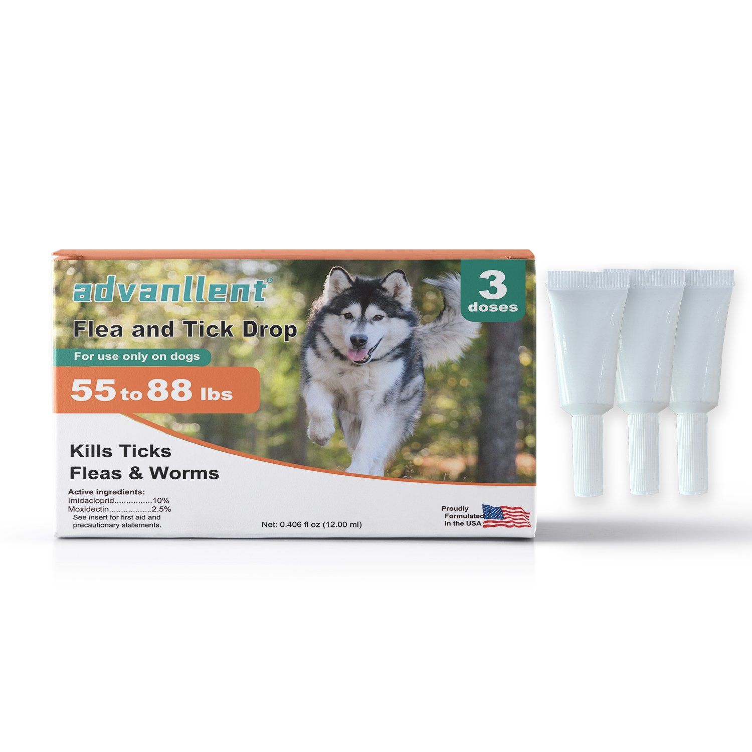 Speedy Imidacloprid & Moxidectin Anti Fleas Ticks Drop for Extra Large Dog, Worms Remover Prevent Bites Medicine