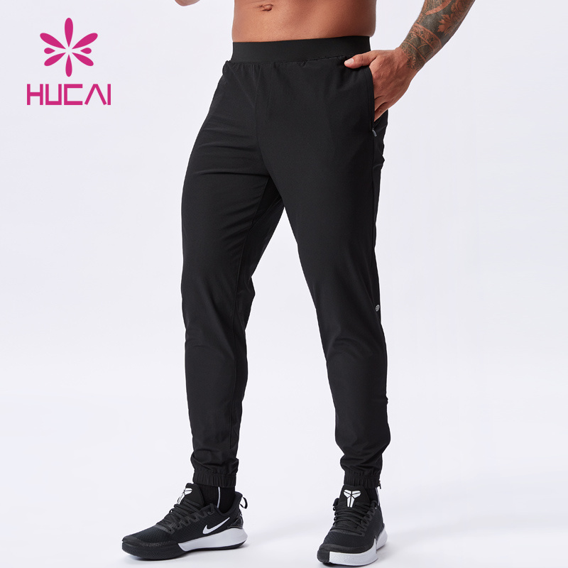 Wholesale Quick Drying Zip up Man Fitness Gym Wear Joggers