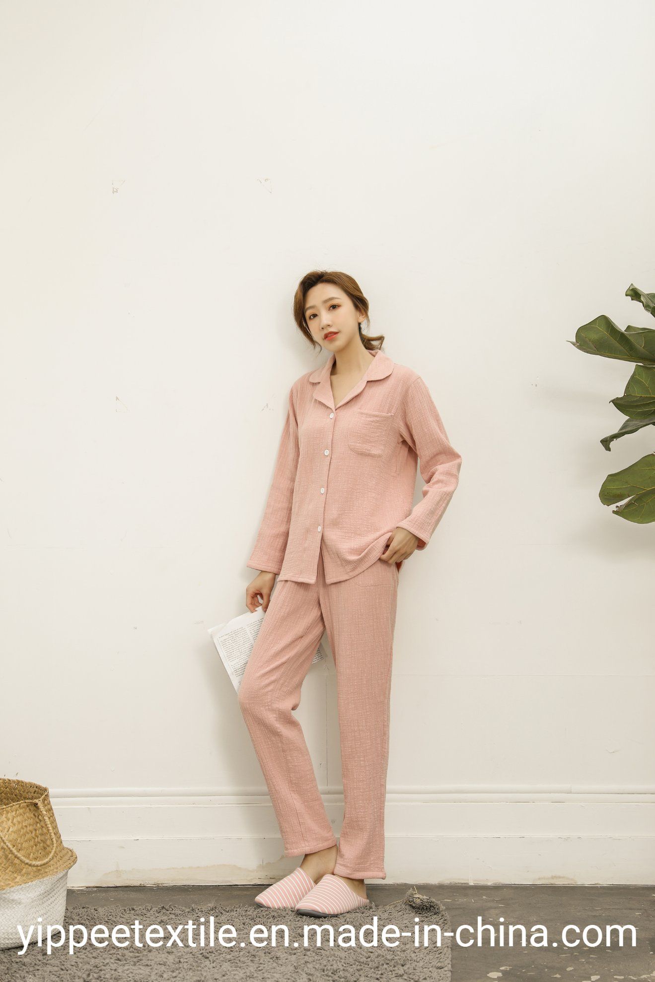 New Arrival Cotton Women's Loungewear Sleepwear Pajamas Set