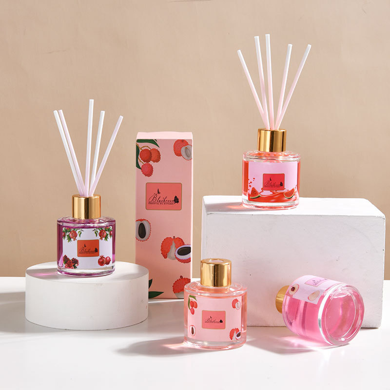 Luxury Home Reed Diffuser Bottle Set Lasting Lavender Fragrance Reed Diffuser with Sticks and Oil Luxury Air Freshener