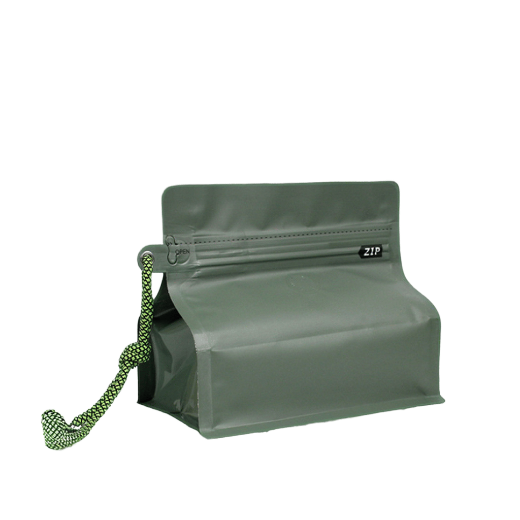 Manufacturer Direct Sales Flat Bottom Tea Coffee Bean Bag Valve Zipper Bag