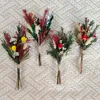 Home Table Wedding Souvenirs Party Decorations Bohemian Style Small Christmas Artificial Flower Bouquet